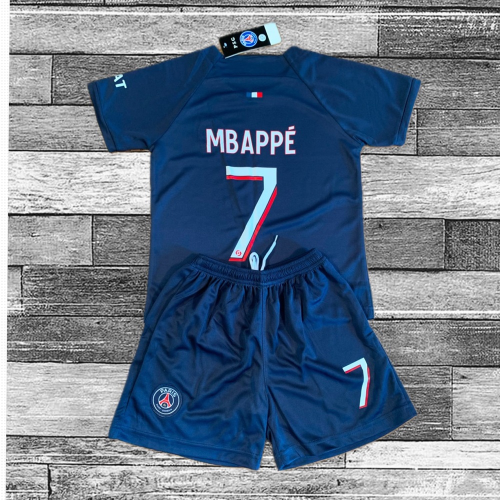 Kylian Mbappé Paris kids Youth soccer Jersey NWT XS Small Medium Large X-Large